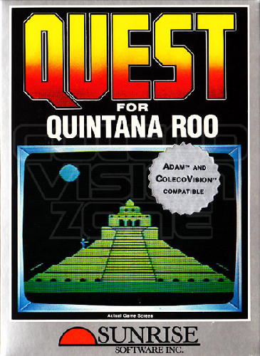 Quest for Quintana Roo box art for Colecovision
